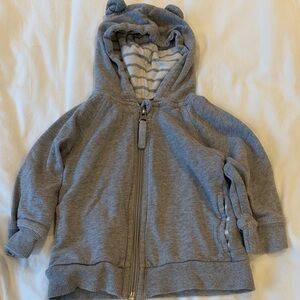 Hanna Andersson Gray Hoodie with Cute Ears